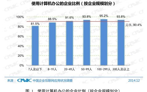 CNNIC：2014年下半年中国企业互联网应用状况调查报告下载