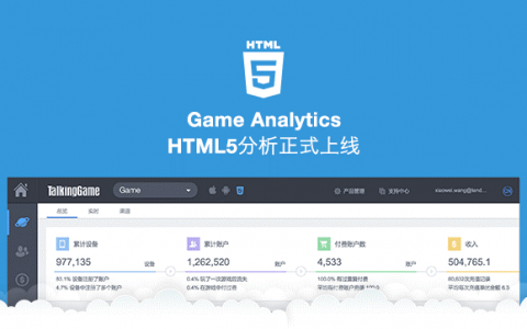 数据说话决战HTML5游戏运营