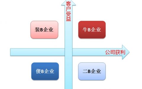 牛B企业、装B企业、二B企业、傻B企业的区别