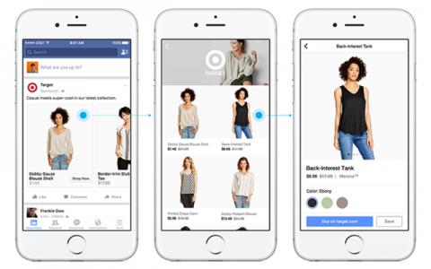 Facebook加强电商业务，推出购物栏目