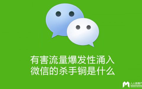 微信前产品经理杨茂巍：有害流量爆发性涌入，微信的杀手锏是什么