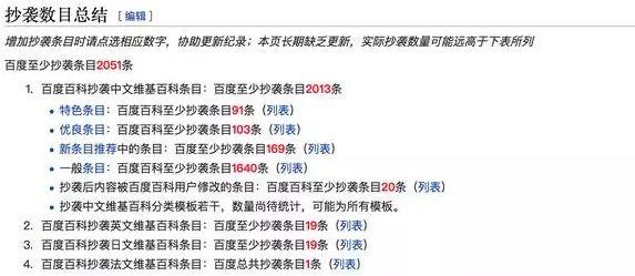 百度百科和维基百科比差在哪里?