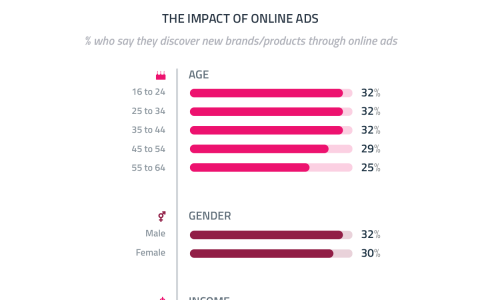 31%的青年网民从网络广告中发现新品牌和商品