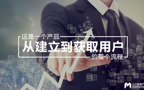 这是一个产品从建立到获取用户的整个流程