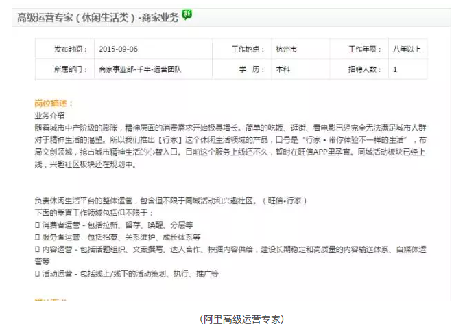 阿里的运营平时都干些啥？你离高阶运营还有多远？