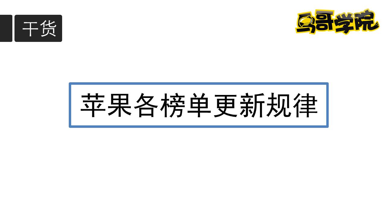 鸟哥学院公开课 - 文公子ASO优化黑科技PPT