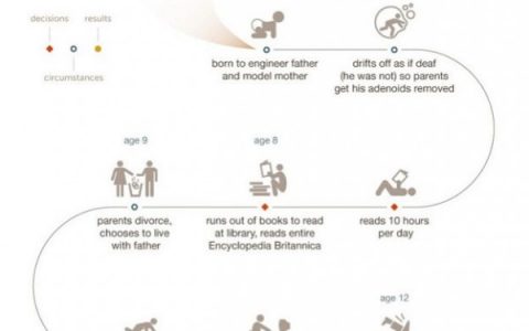一张图带你解读马斯克如何成为行业标杆人物——信息图