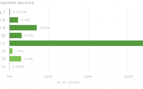 25%的企业仍运行过期IE浏览器