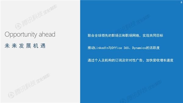 微软官方23张PPT中文版：详解为何要收购LinkedIn