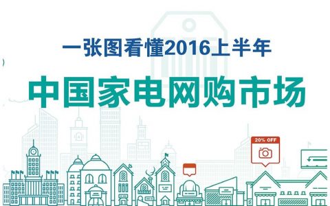 一张图看懂2016上半年中国家电网购市场