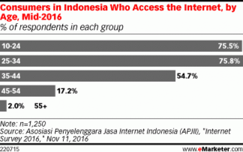 2019年印度尼西亚网购消费者将达到6000万人