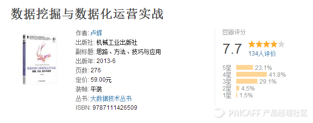 1000位产品经理推荐的数据分析书