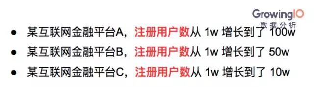 对互联网金融平台来说，每个月30%的用户数提升，算不算「增长」？