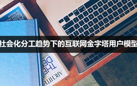 社会化分工趋势下的互联网金字塔用户模型