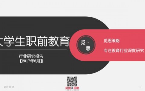 觅思：大学生职前教育报告