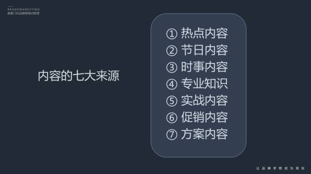 一个流程,五个步骤之内容执行与调整