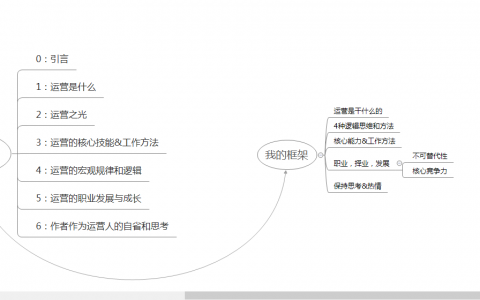 『运营之光』笔记整理&读后感