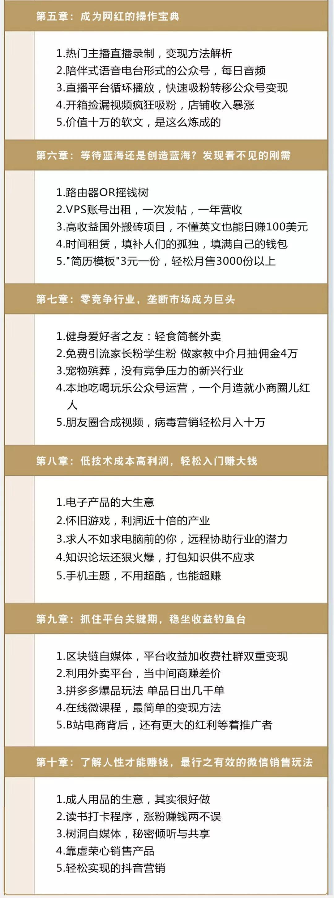 50个让你月入十万的赚钱方法，总有一款适合你