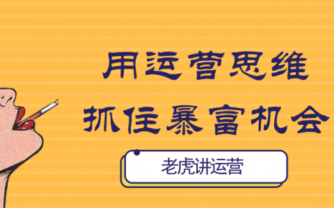 通过运营思维抓住人生的七次暴富机会