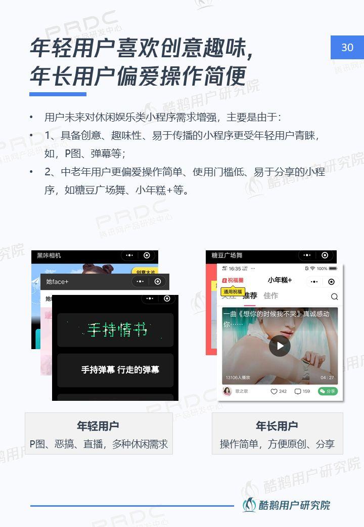 小程序，大视界：一文解读微信小程序用户行为 | 酷鹅用户研究院