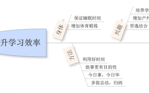 思维导图之方法论专题–鱼骨图分析法(上)