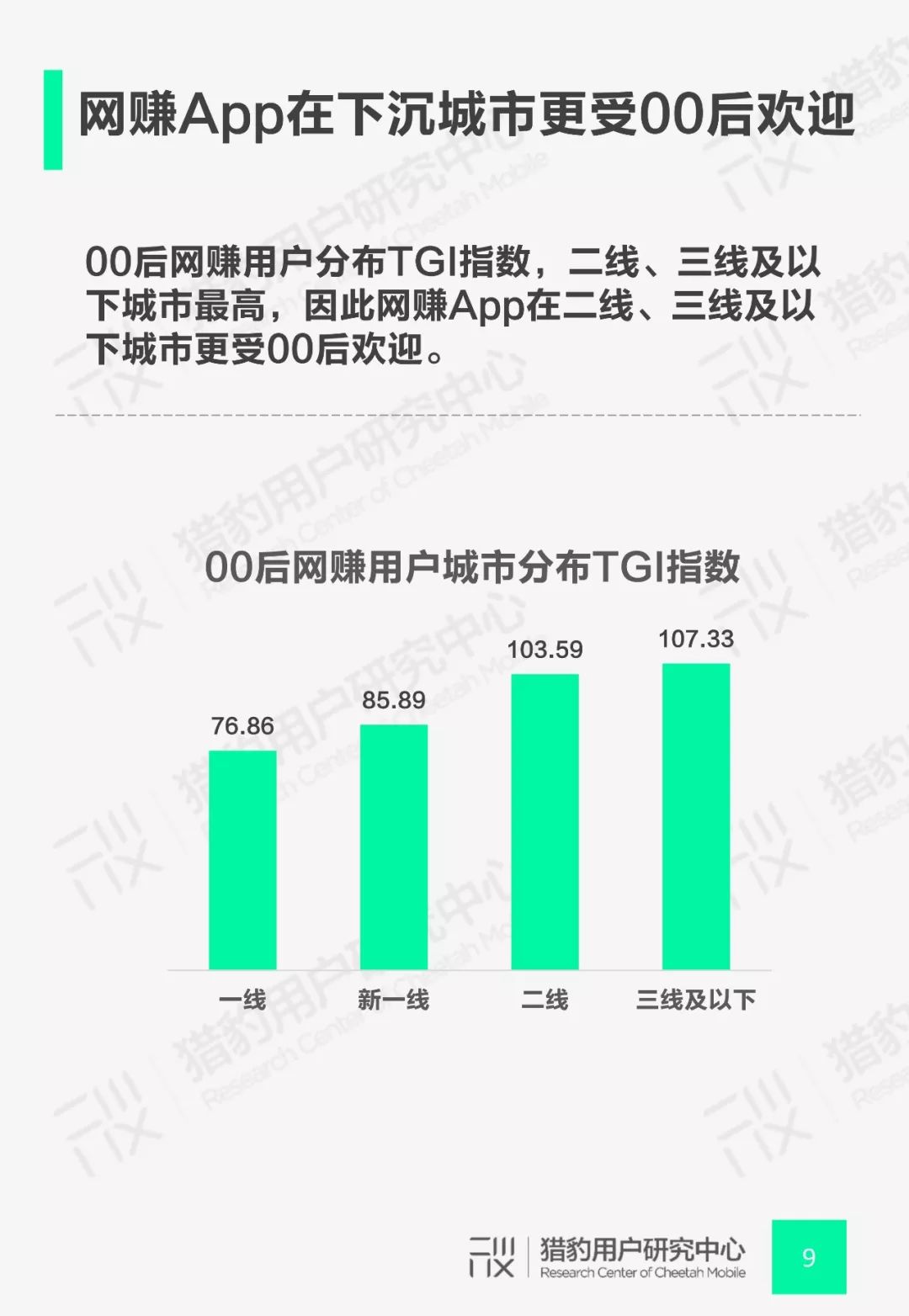 猎豹用户研究中心：00后网赚App行为调研