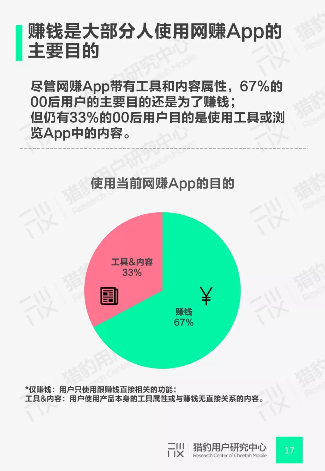 猎豹用户研究中心：00后网赚App行为调研