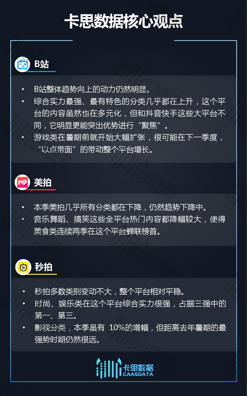 卡思数据：2019年Q2短视频KOL红人深度分析报告