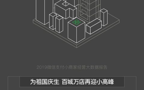 微信支付：2019微信支付小商家经营大数据报告