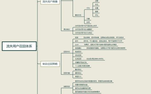 如何搭建流失用户召回体系？