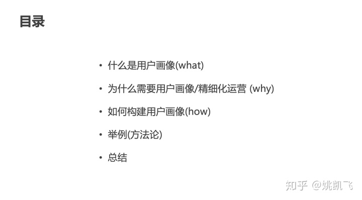 用户画像的技术和方法论