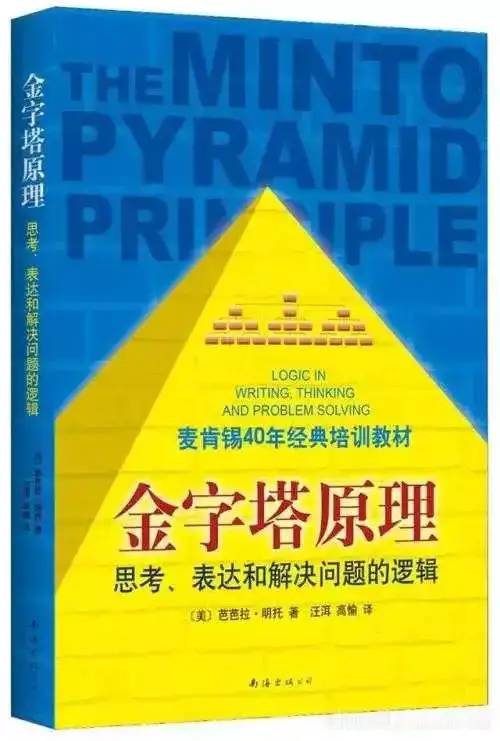 7天读完《金字塔原理》——超全笔记
