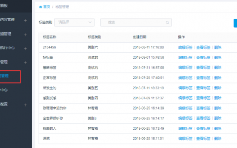 产品使用手册丨盈鱼MA标签管理功能使用方法