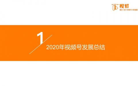 2020年视频号发展白皮书