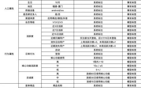 用户运营：标签体系化的建立及应用