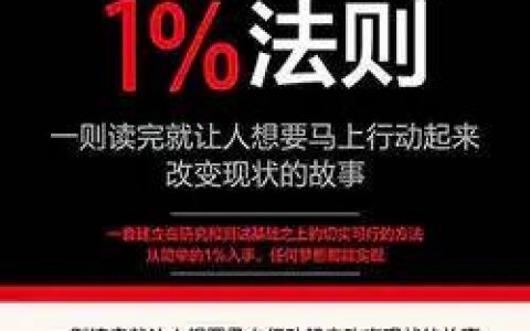 1% 法则，让你的梦想都能实现