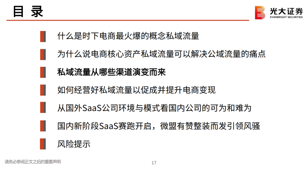 私域流量行业深度系列报告