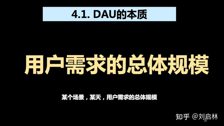 DAU指标的原理、方法论和应用