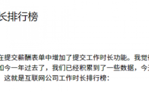 字节腾讯时薪竟干不过美团，互联网公司时薪、工时排行榜来了！