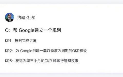 什么是OKR？这就是OKR