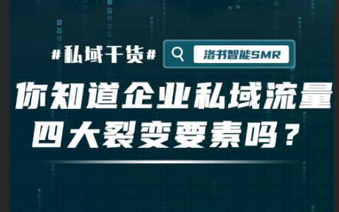 你知道企业私域流量四大裂变要素吗？