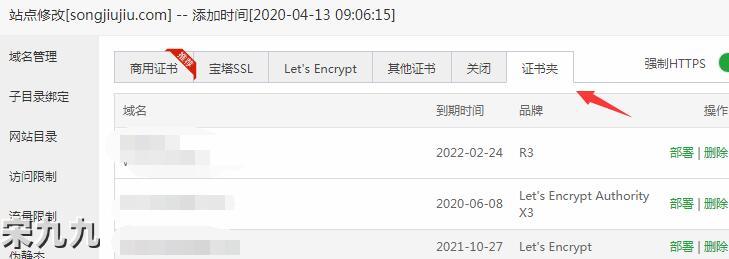 宋九九：为什么域名申请https证书一直不成功的原因及六种解决方法 第1张