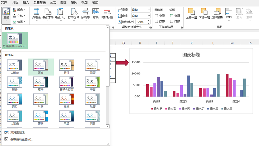 Excel图表配色原理