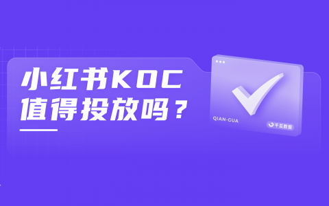 小红书KOC获得“官方认可”丨价值评估模型