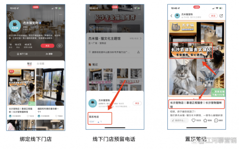 线下门店商家如何玩转小红书？涉及宠物、餐饮、装修、婚摄等行业。