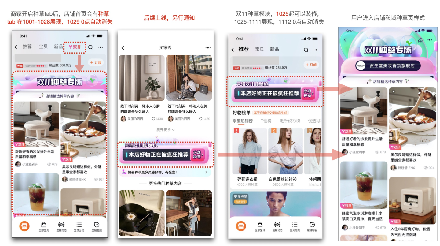 双11店铺种草-私域店铺也能种草做转化啦！