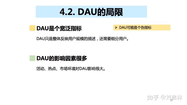 DAU指标的原理、方法论和应用