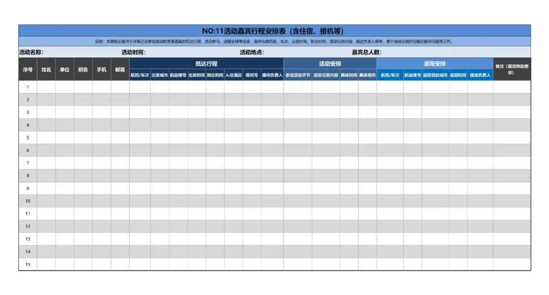 活动策划执行实操表格（pdf）