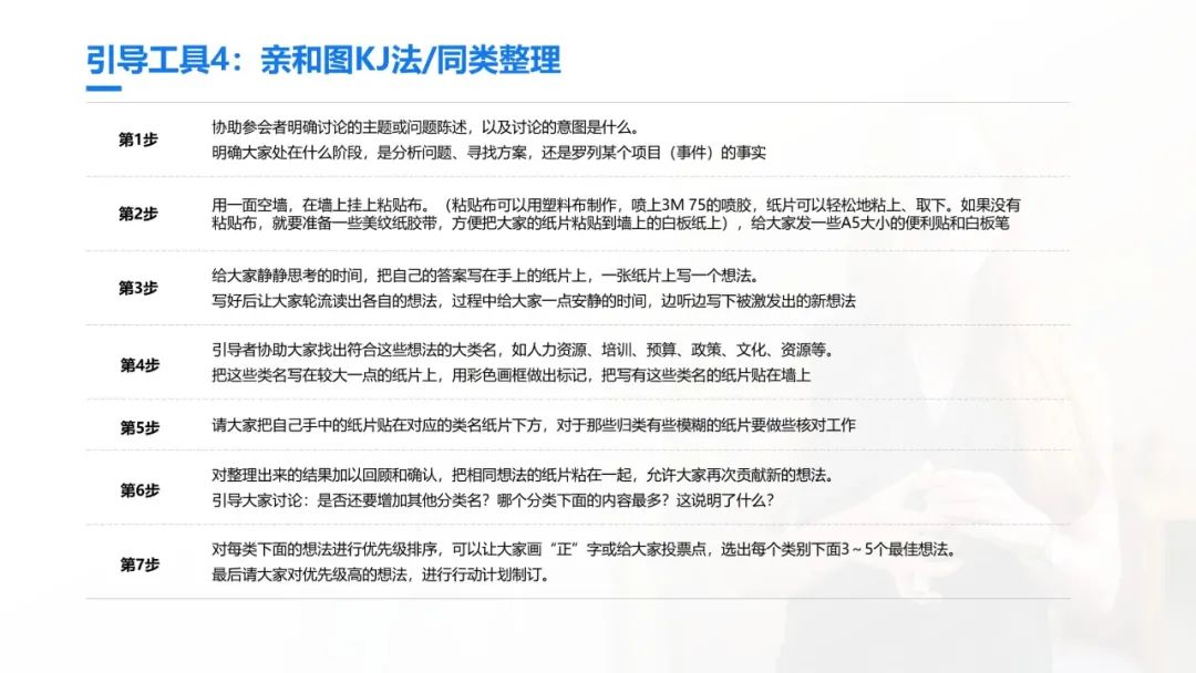 史上最全的团队引导技术宝典：41个工具案例93页PPT