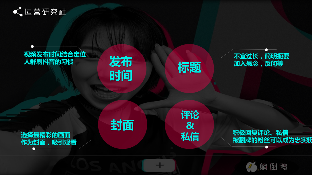 “躺倒鸭”抖音运营经验